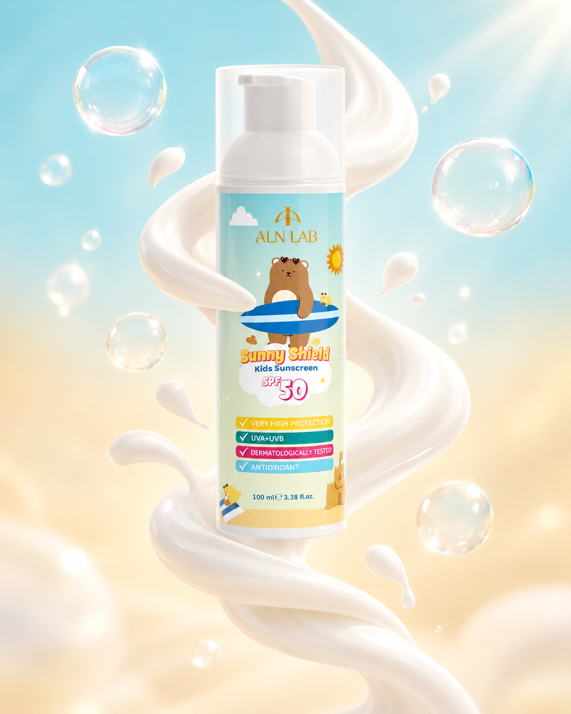 çocuk güneş kremi SPF 50 3-12 yaş